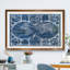«World Globes Blueprint» par Paul Cezanne - reproduction d'art encadrée-1890099031-1890099032