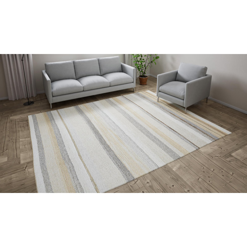 Multicolored Flatweave Hemp Rug - 8'1" x 10'1"