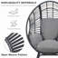 Fauteuil de patio en osier PE-1025786739-1025786738