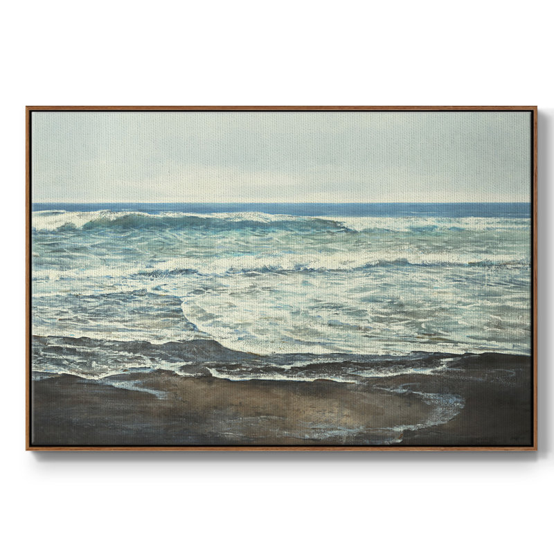 " Coastal Reflection ", Walnut, 25" H x 17" W x 2"D