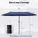 Aletse 156'' x 78'' Rectangular Market Umbrella