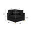 Ensemble modulaire 4 pièces en tissu Teddy Boucle-1064093373