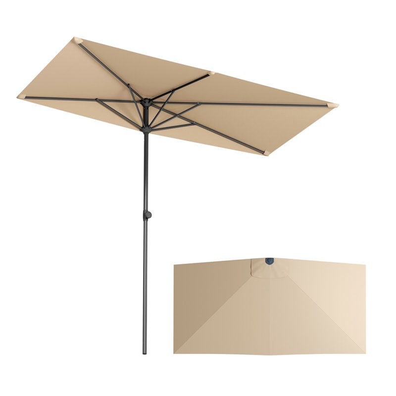 250cm Balcony Parasol, Beige