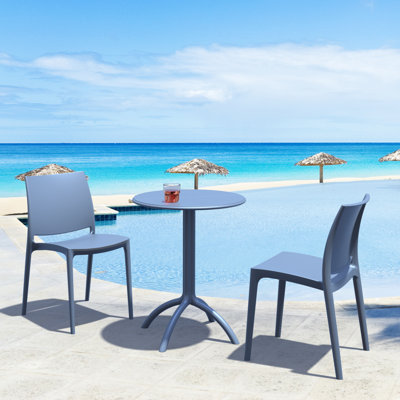 Burt 2 - Person 23.6" Round Bistro Set