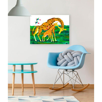 Art sur toile giraffe maman Mcintosh