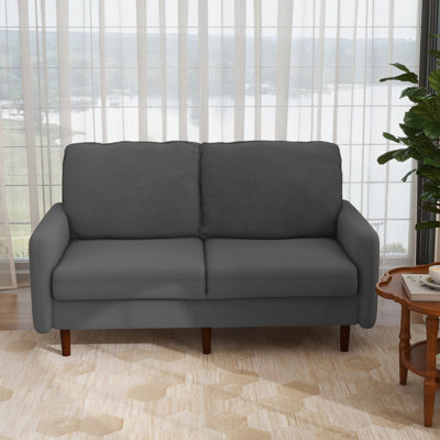 Hollymead Milman 144.5Cm Velvet Loveseat