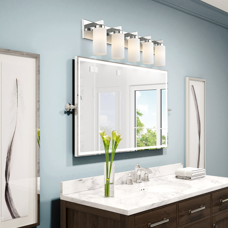Kirkwood 5 - Light Dimmable Vanity Light, Polished Chrome