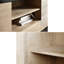 Buffet simple en bois massif avec rangement-1208758944