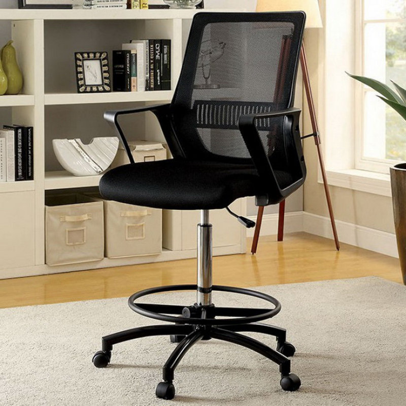 Drafting Chair, Black
