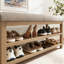 Banc de rangement Mid-Century