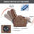 Brown PU Power Lift Recliner - 8-Point Massage, Lumbar Heating, USB, Cup Holders, Infinite Position-1181442302