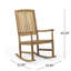 Chaise berçante avec siège confortable et fonctionnel