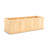 Barros Solid Cedar Rectangular Planter Box with Drainage Holes-2102626844-2088857656