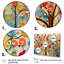 Arbre abstrait coloré 3 - Art mural africain-1764328378-1764328377