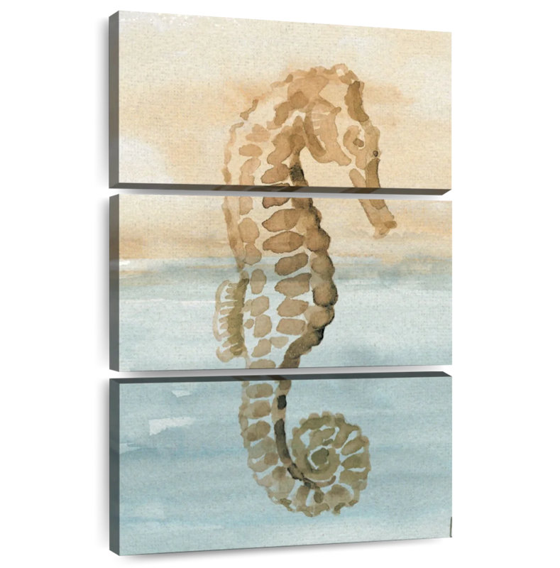 Brampt paisible sable et mer, H 32 po x l 20 po