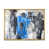 Toile avec cadre flottant or