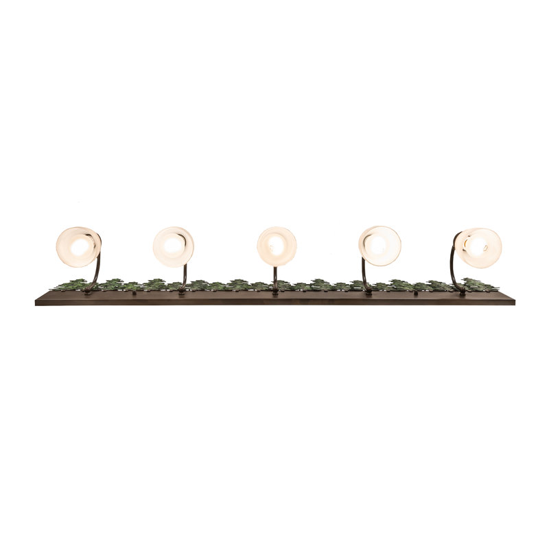 Vanity Light, Timeless Bronze/Green, 12.75" H x 48" W x 8" D
