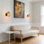 Ensemble de deux appliques murales Boho
