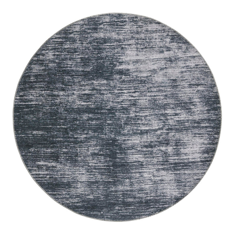 Monroy Chenille Indoor Rug, Round 5'