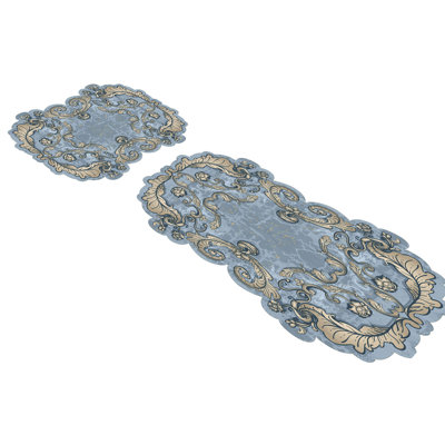 Ensemble de tapis de bain Premium (2 pièces), 19,7 po x 23,6 po et 23,6 po x 39,4 po | 100% polyester, 1300 g / m², hauteur des poils de 0,4 po | Dessous antidérapant, antibactérien, lavable à la machine | Idéal pour le confort et le style de la sal