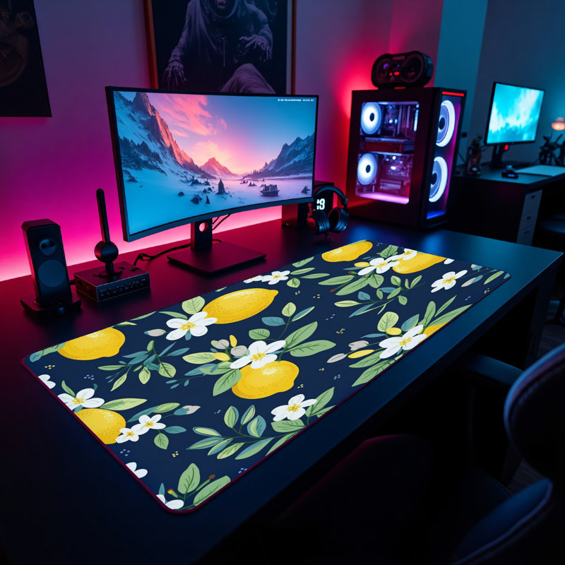 Polyester Desk Pad, 31.5x15.5