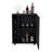 Wick Bar Cart with Integrated Wine Storage, Spacious Cabinet and Smooth Rollers-382923743