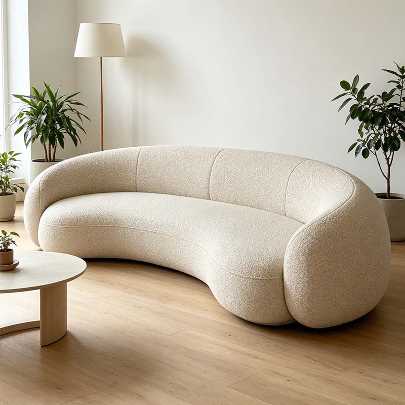 Canapé Curved Boucle