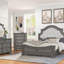 Grace Traditional Style 5-Drawer Chest Made With Wood In Rustic Grey