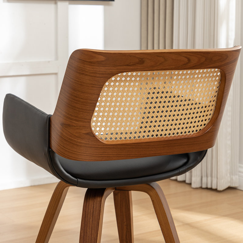 Sirkin Upholstered Dining Chair, Black