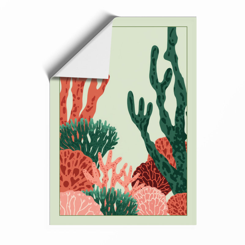 Desert Garden Botanical - Framed Print, Unframed, A4 - 29.7 x 21.0 cm