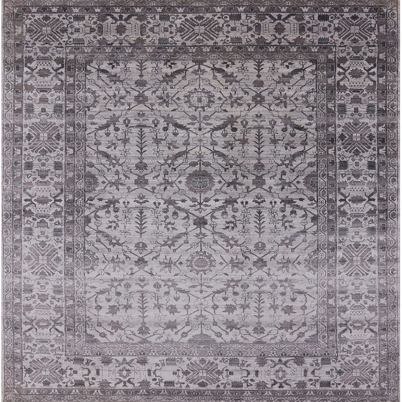 Oriental Indoor Rug, Square 7'