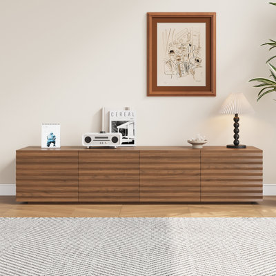 Modern TV Stand with Multiple Storage Drawers – Minimalist Living Room Entertainment Center for Organized Media & Home Decor