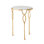 Chiseled Loop Table-Gold Leaf