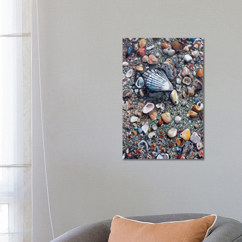 Remnants Of The Tide by Jerry Lee Kirk - Wrapped Canvas Gallery-Wrapped Canvas Giclée