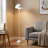 Industrial Metal Shade Pastel Floor Lamp With Foot Switch Modern Tall Standing Lamp For Living Room-766468849