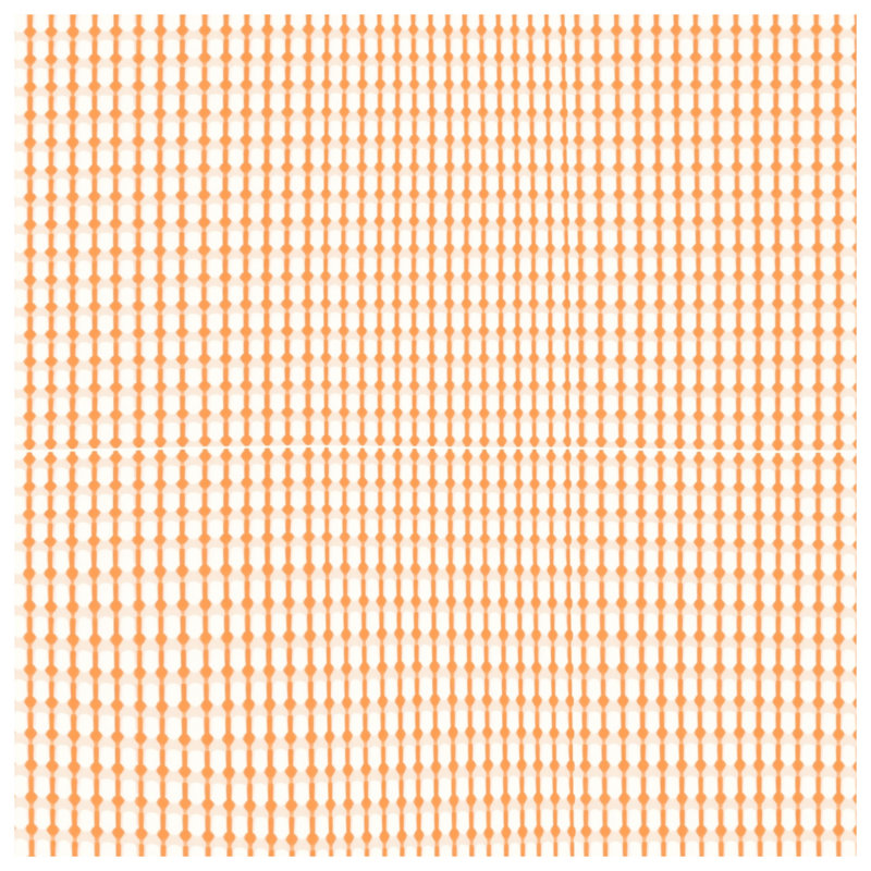 Orange Geometric Dots Duvet Covers, Twin