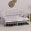 Le lit de jour avec tiroirs de rangement offre une fabrication durable et un style polyvalent pour les chambres d'amis-158828751