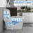 Mocoloo 1.6 Gallons GPF Elongated Comfort Height Floor Mounted One-Piece Toilet (Seat Included)-125361160-125361159
