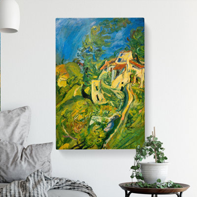 Landscape Town View by Chaim Soutine - Wrapped Canvas
