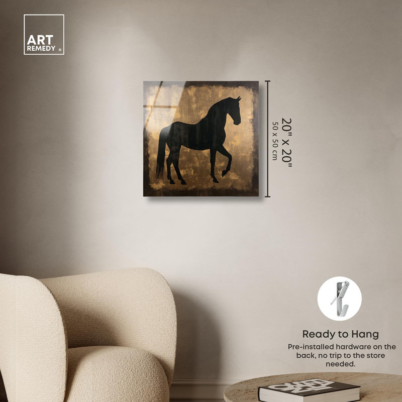 «Mythic Mane II Farmhouse Art» par Art Remedy, H 20 po x l 20 po
