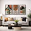 «Mid Century Modern Boho», Southwestern Desert Jungle-73721018-73721020