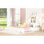 Wood Floor Bed With House-Shaped Headboard-131128930-131128929
