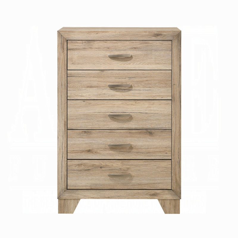 Miquell Chest, Beige Wood