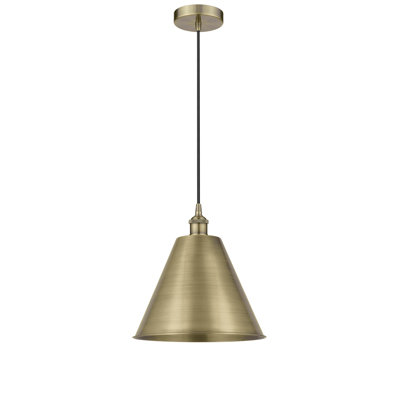 Luminaire suspendu conique 1 lumière