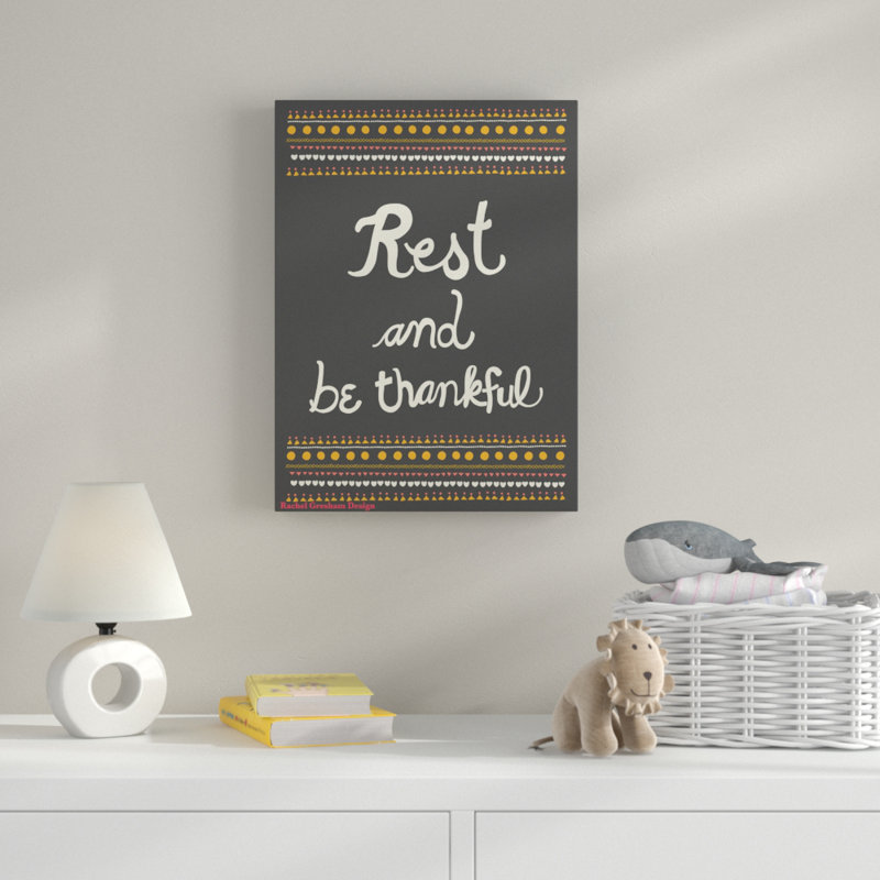 «Rest and Be Thankful», art sur toile, H 47 po x l 35 po x P 2 po