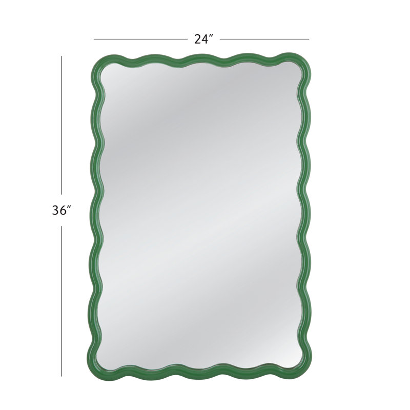 Miroir d'appoint Allurine, Vert