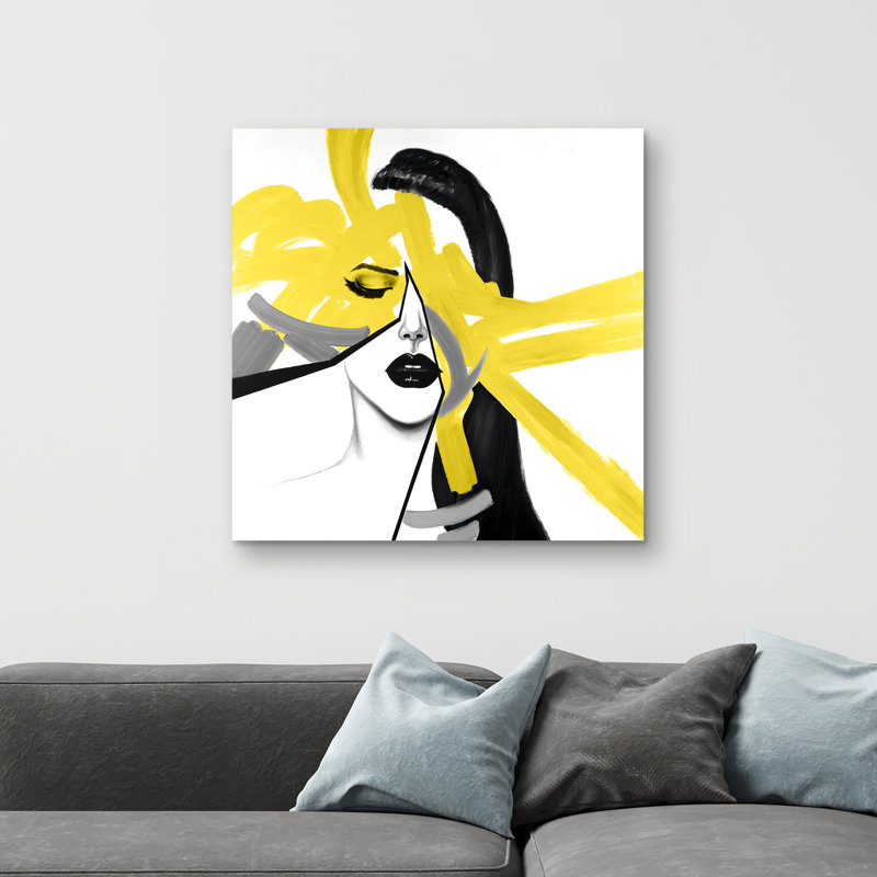 Beauty divided - 32"x32" art on canvas
