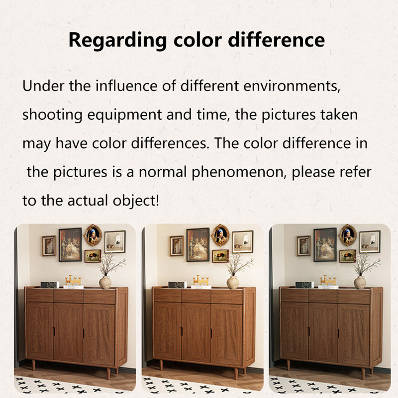 Retro style fashionable storage shoe cabinet