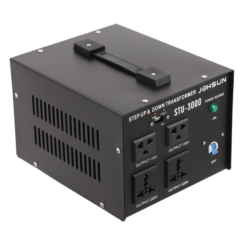 Convertisseur de puissance 3000 W vers le haut / bas 110V vers 220V USB