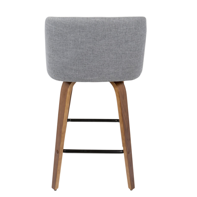 Tabouret de comptoir contemporain, Gris clair